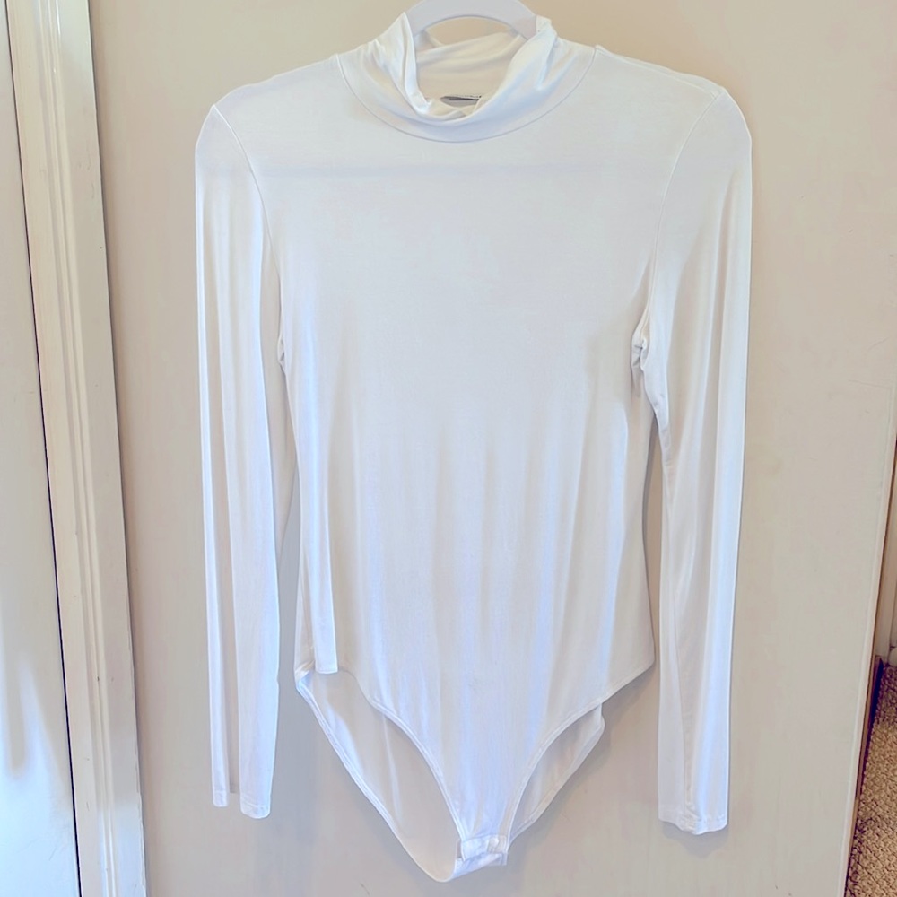 MangoPop - semi sheer layering bodysuit - size Medium